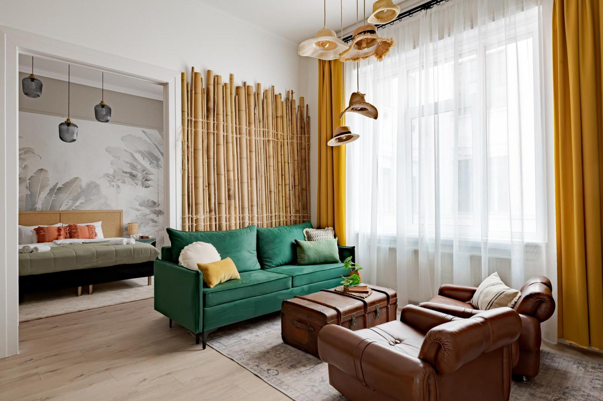 Appartement Jungle Aesthetics Downtown Aircon And Garage Parking Budapest