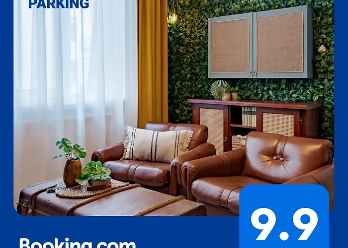 Jungle Aesthetics Downtown Apartman Aircon And Garage Parking Budapest