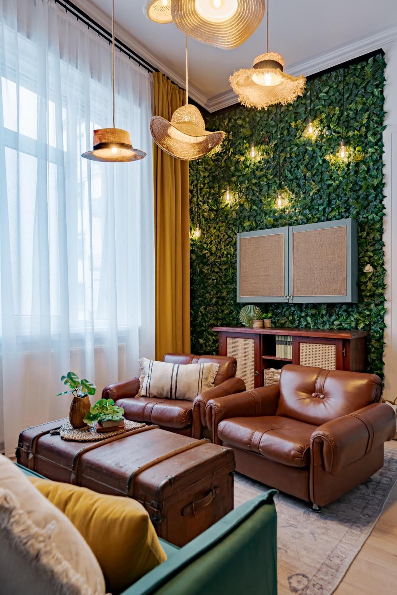Jungle Aesthetics Downtown Aircon And Garage Parking Apartment *